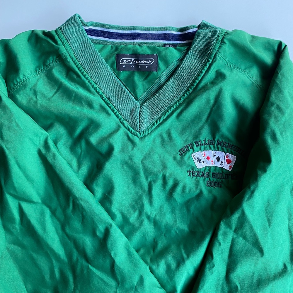 Green Reebok crewneck